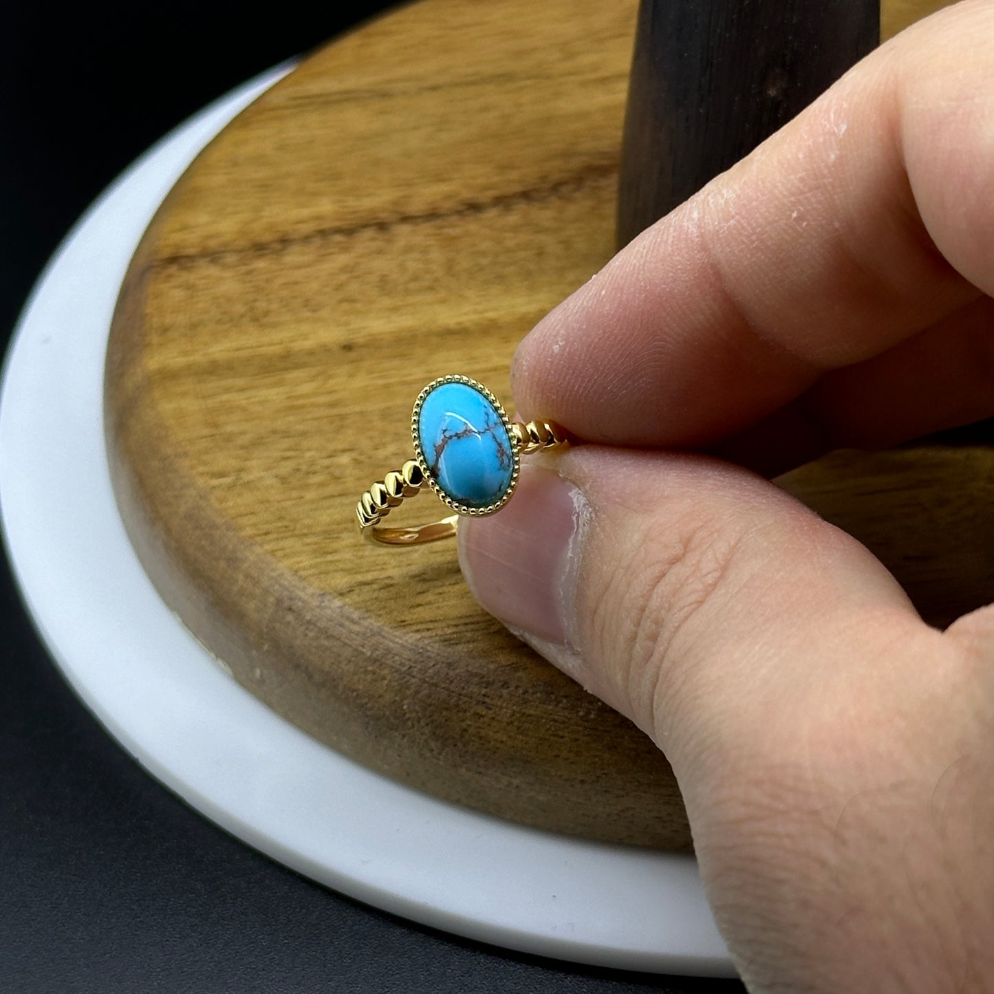 Turquoise Gold ring