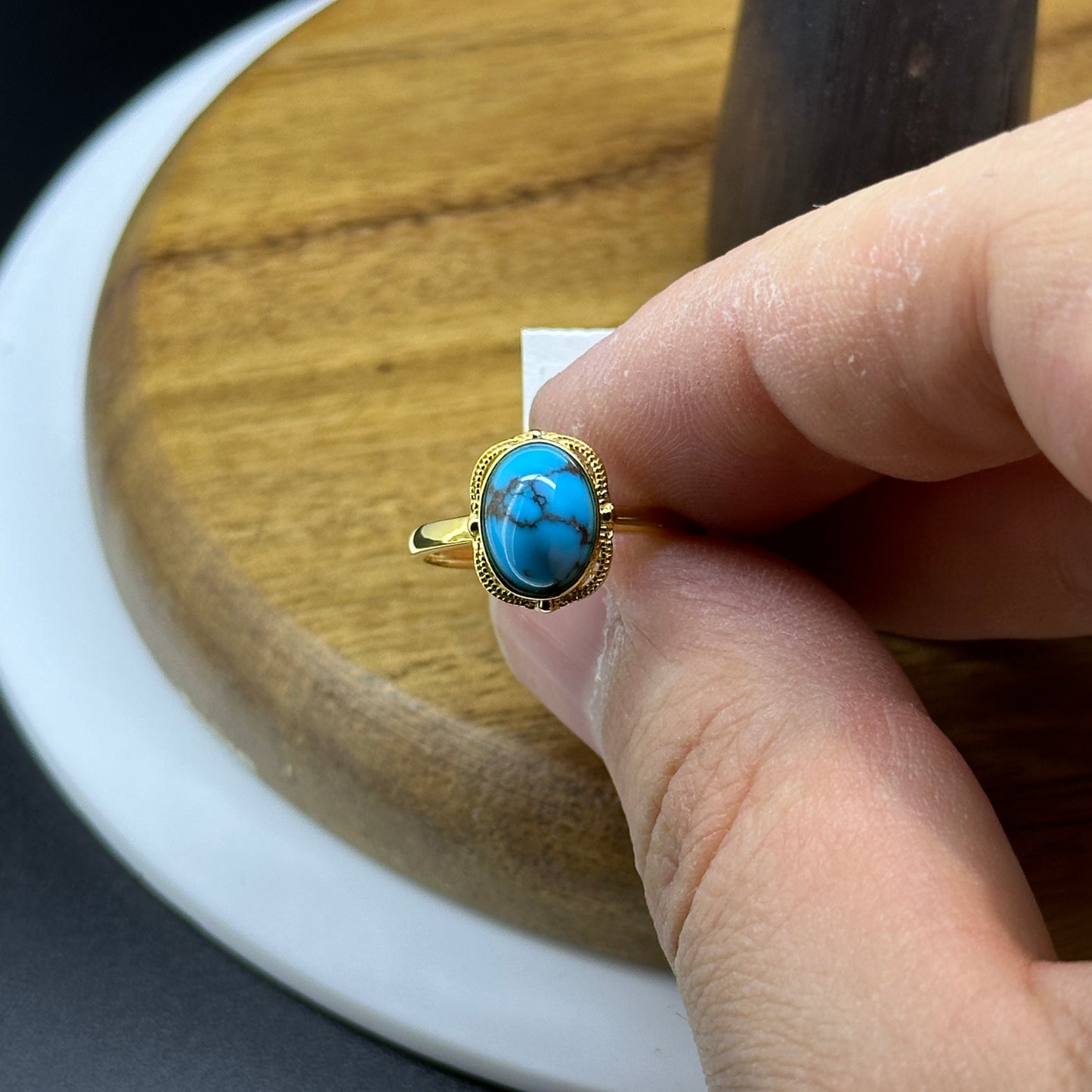 Turquoise Gold ring