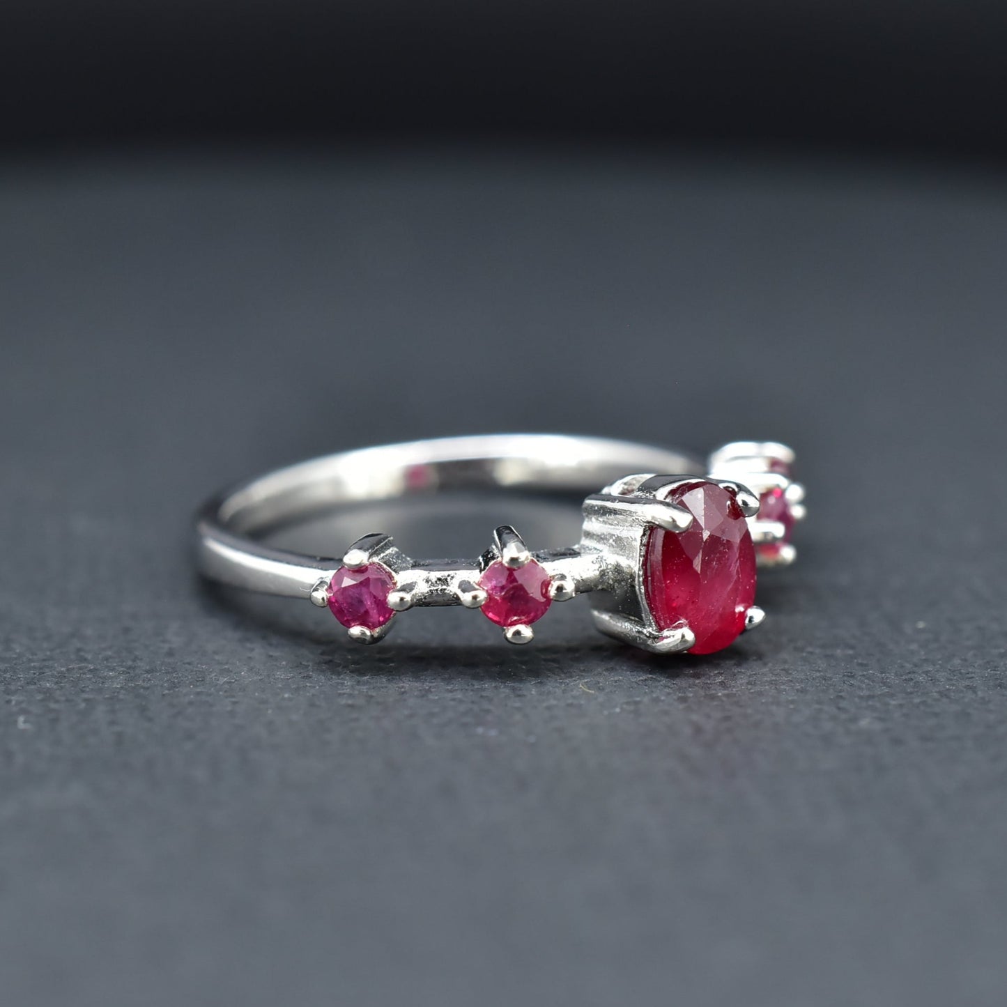 Silver Ruby Ring