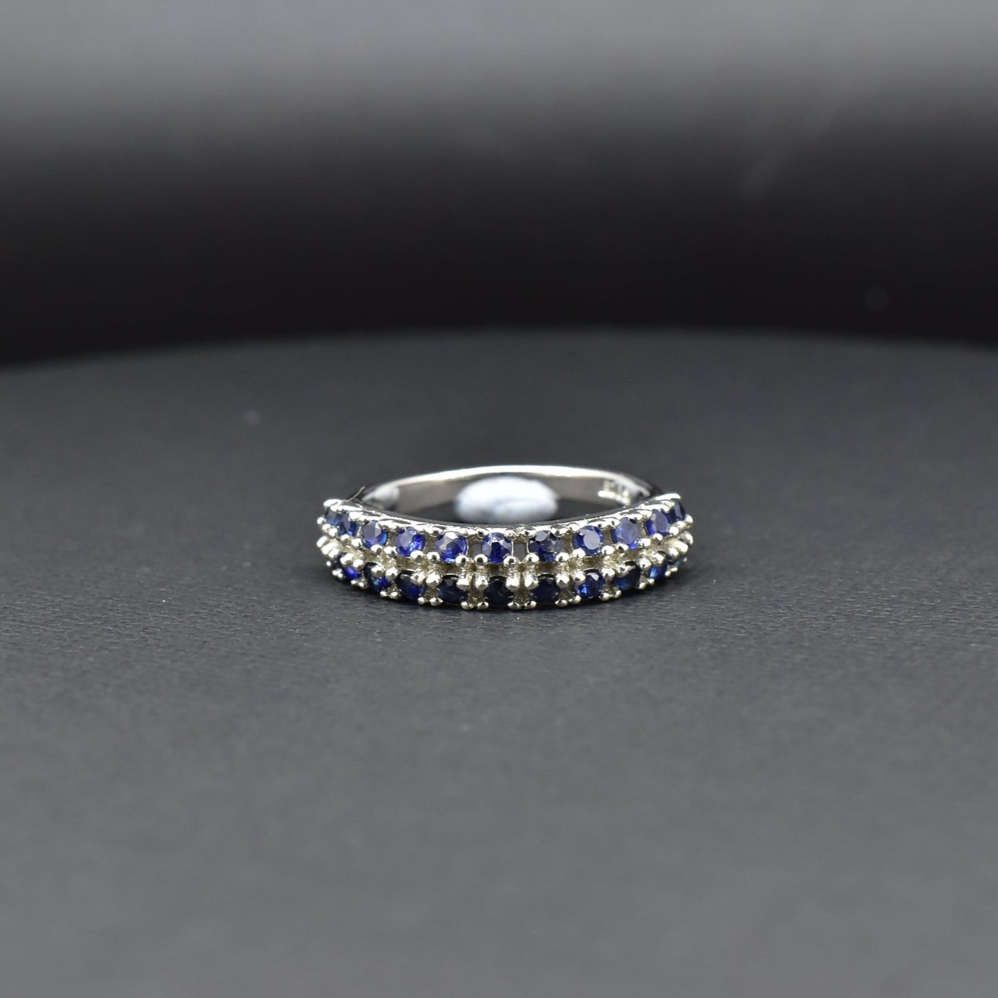 Sapphire Silver Ring