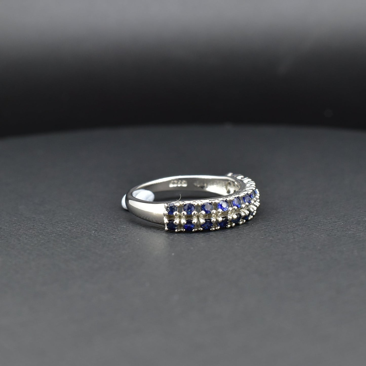 Sapphire Silver Ring