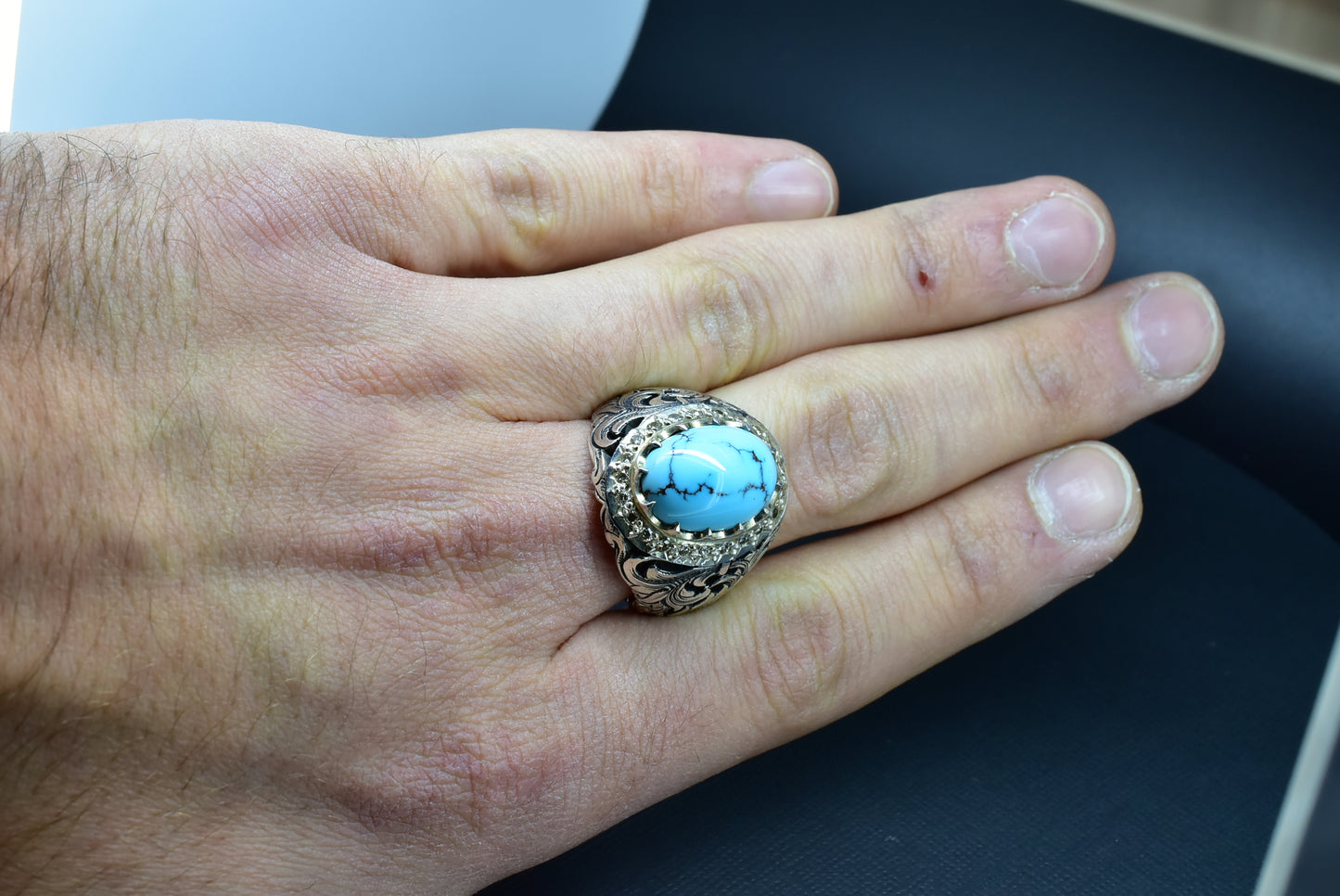 Turquoise Silver Ring