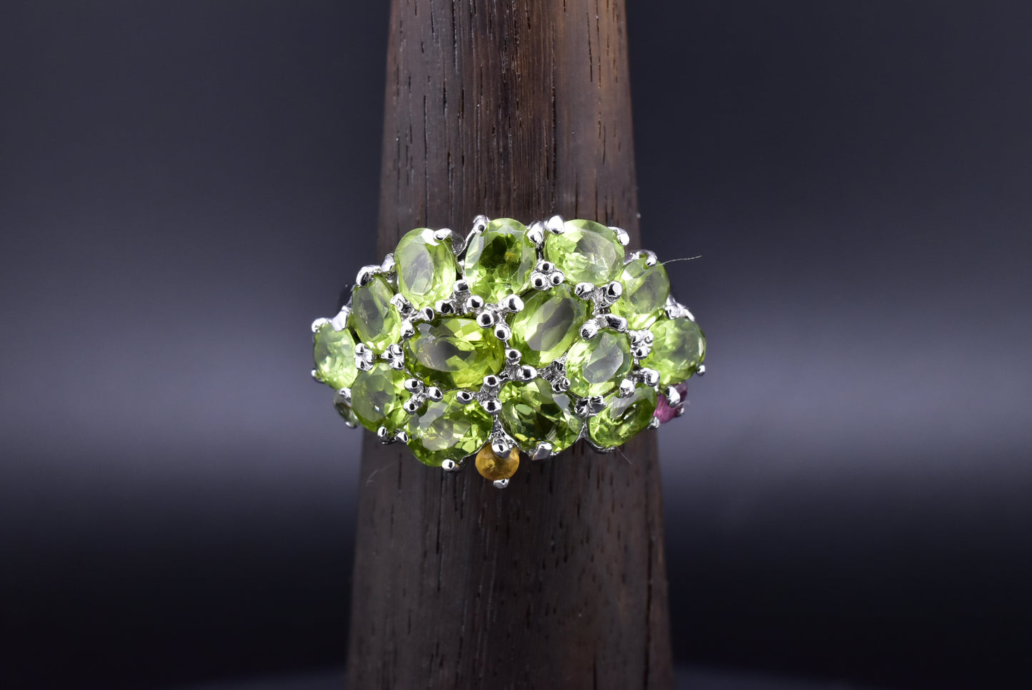 Peridot Silver Ring