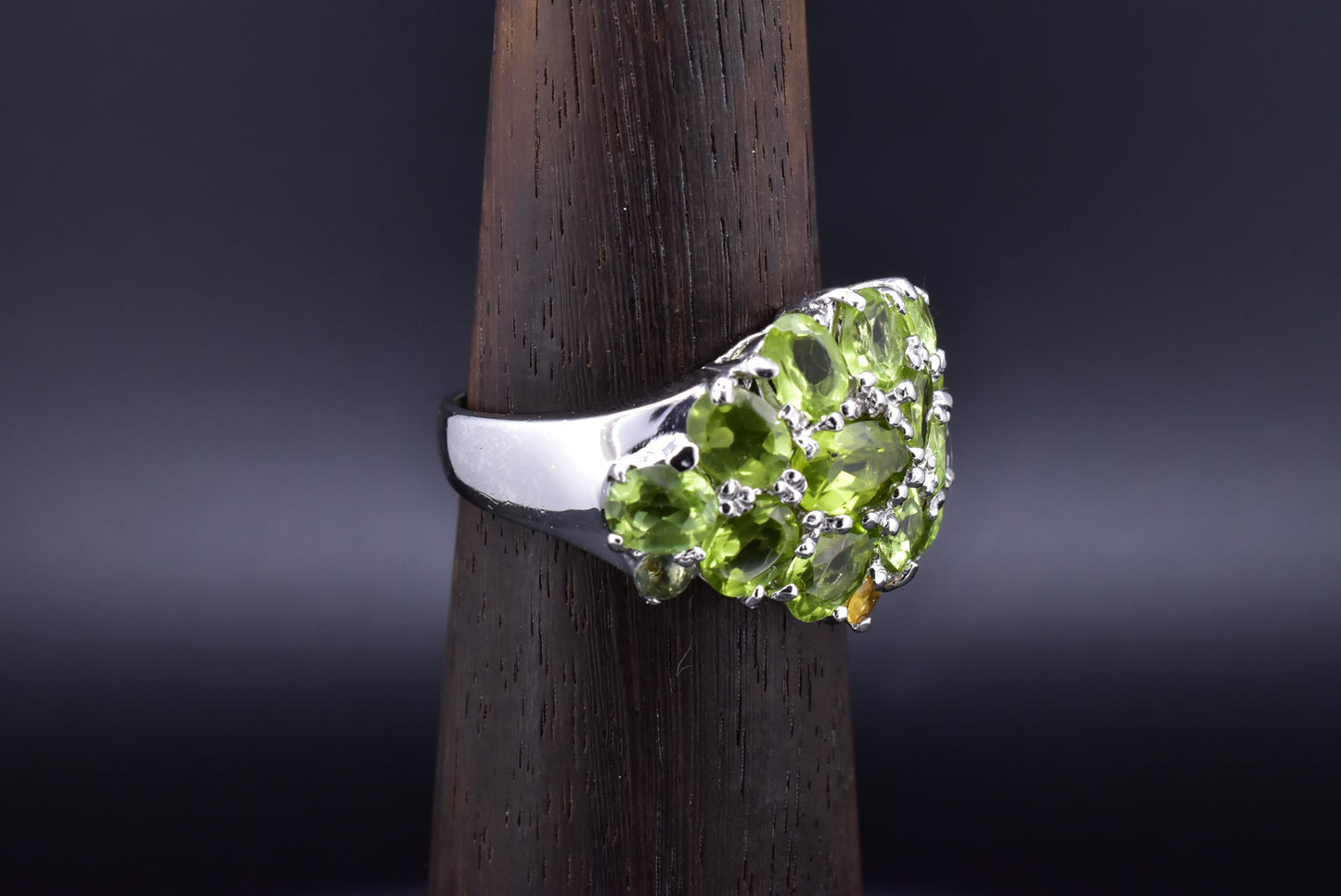 Peridot Silver Ring