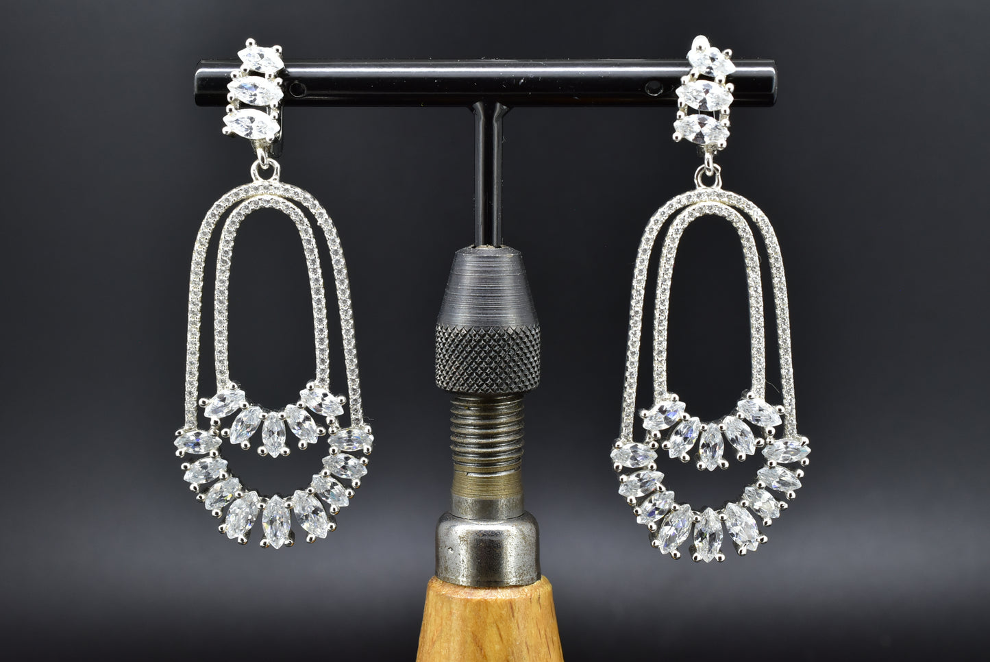 Cz Silver Earrings